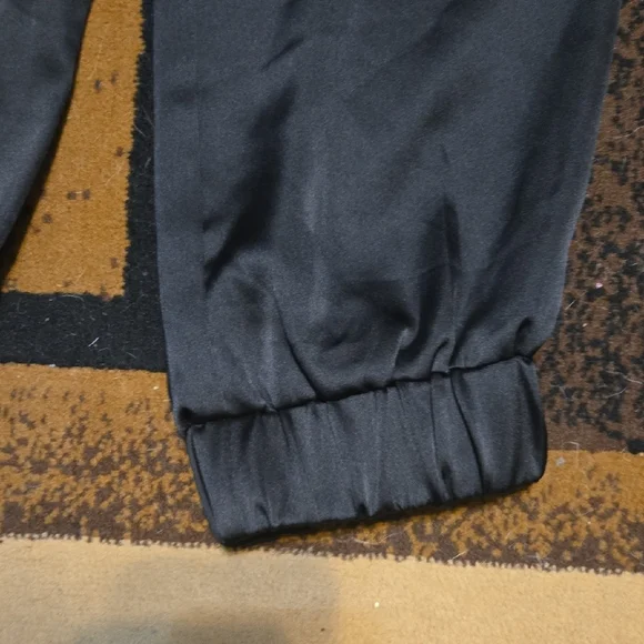 Sincerely Jules Black Satin Trousers - Picture 5 of 6